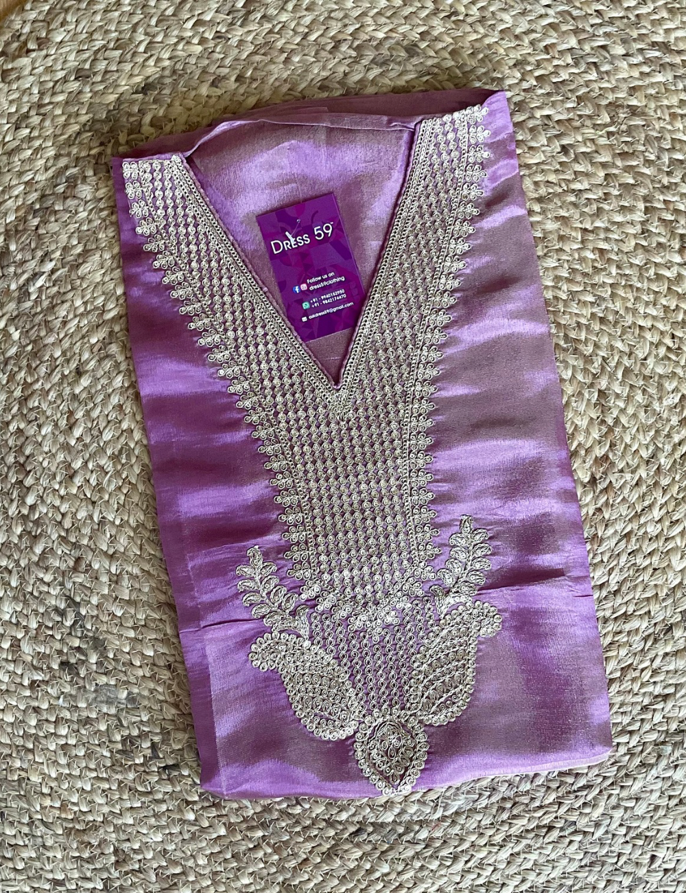 Shimmer Silk Designer Unstitched Salwar