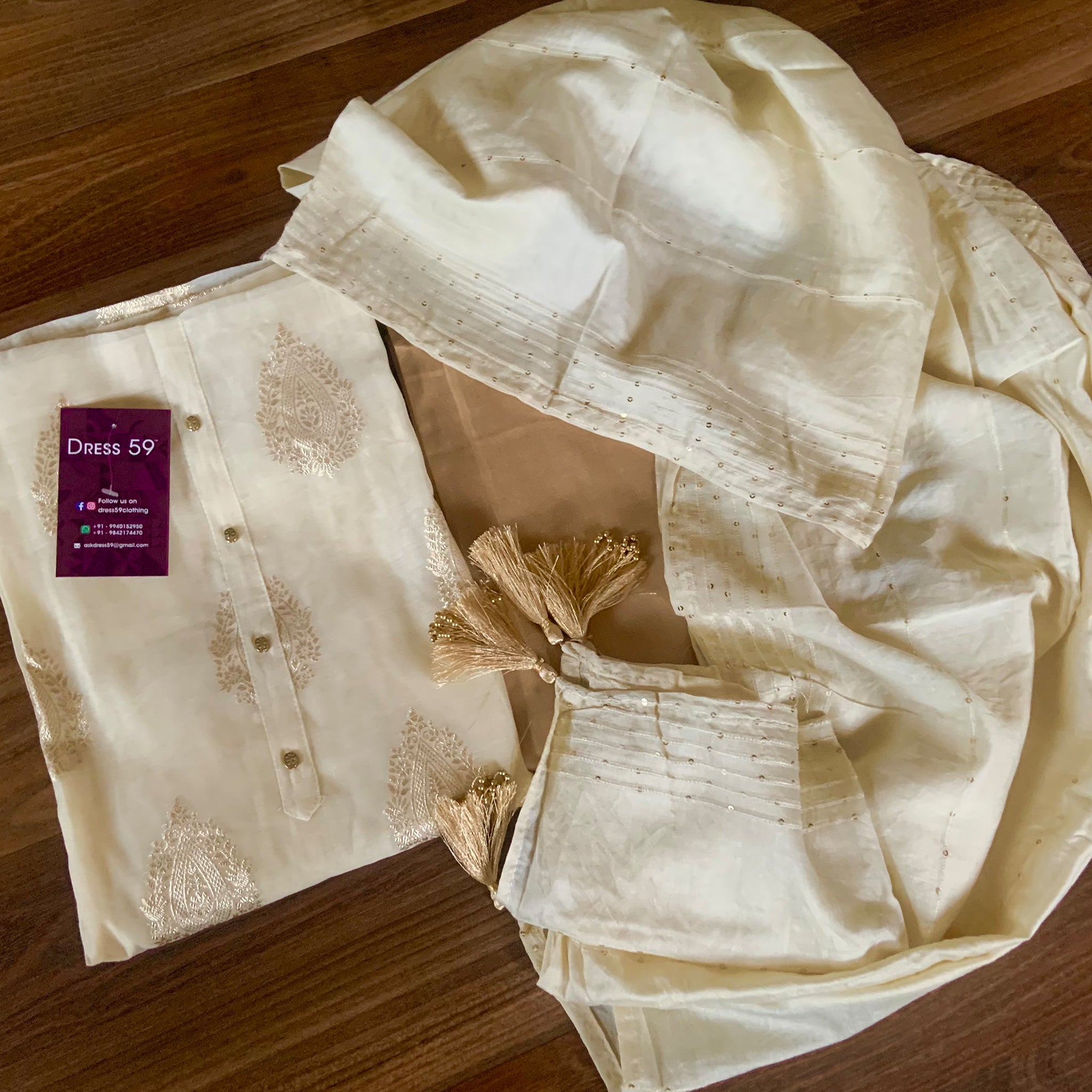 chanderi silk traditional unstitched salwar