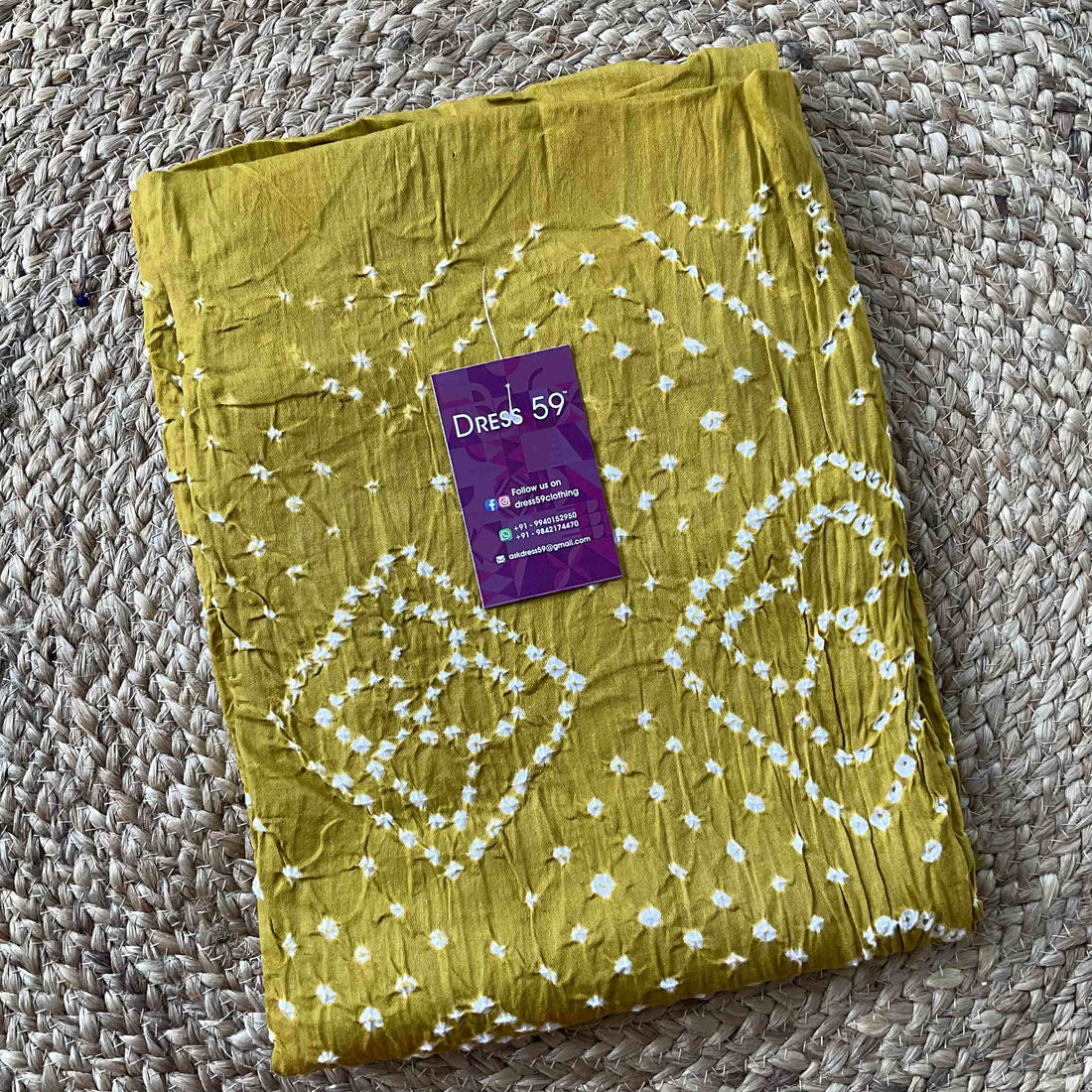 Bandhini Cotton Unstitched Salwar